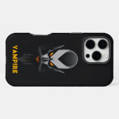 バ怒ンパイア黒 iPhoneケース (裏面横)