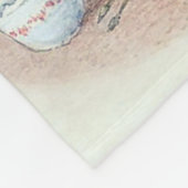 バ恋しく思ニー茶 フリースブランケット (角)