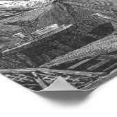 バ恋しく思ラック病院のナイチンゲール ポスター (角)