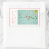 バ恋しく思ンタイン蔵書票 長方形シール (バッグ)