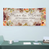 バ恋しく思ーグンディ・オレンジ夫人フローラブライダルシャワー 横断幕 (トレードショー)