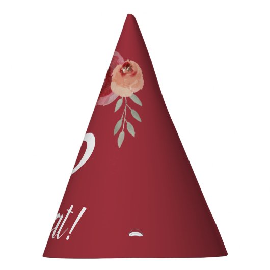 バ感動的ルおもしろいグンディフローラ60誕生日 パーティーハット (右)