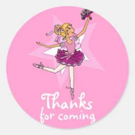 バ感謝していラ来リナ女子バースデーシール ラウンドシール