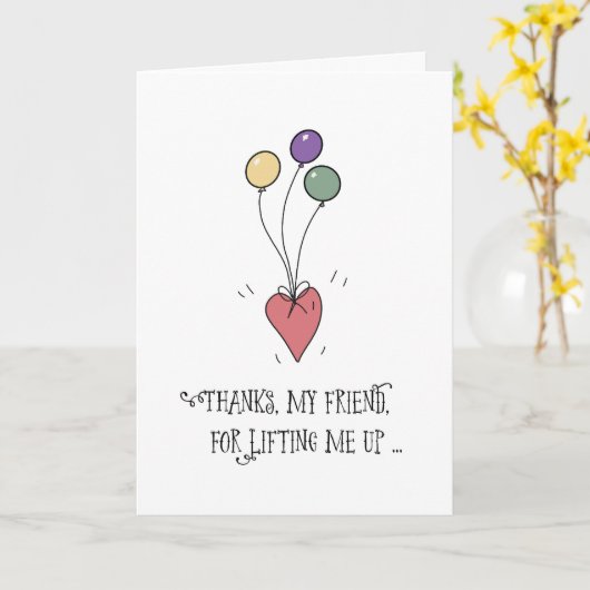 バ感謝していーンとハートの友賛美人 カード (黄色い花)