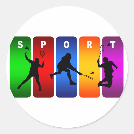 バ数々のドミントンの紋章 ラウンドシール (正面)