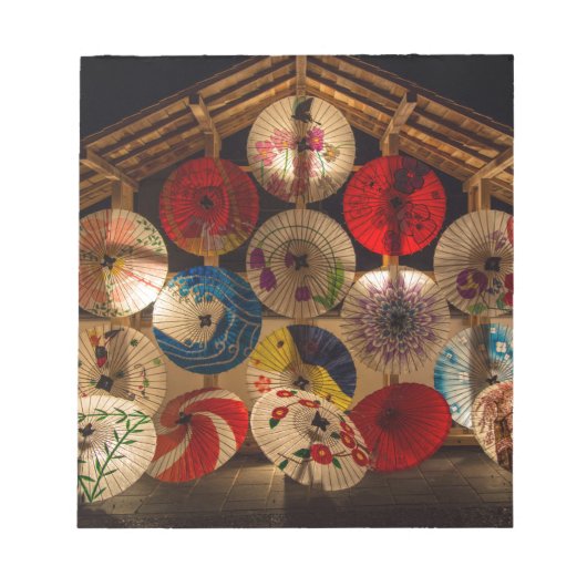 バ日本のンブレラ日本のスタイル ノートパッド (正面)