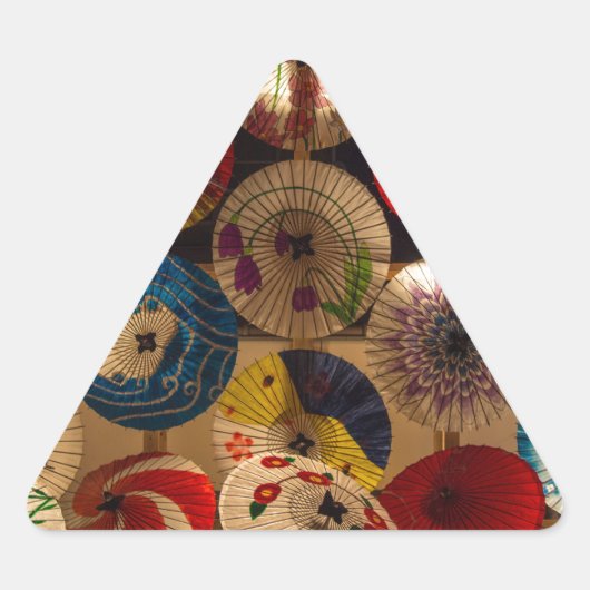 バ日本のンブレラ日本のスタイル 三角形シール (正面)