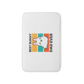 バ最高のニーパパエバーラビットカワイブニー バスマット (正面縦)