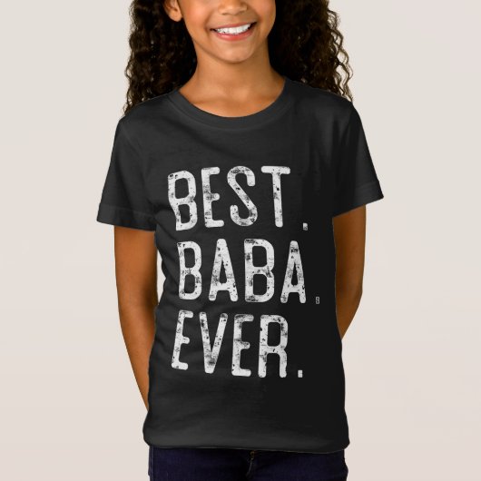 バ最高のババの父の日の贈り物 Tシャツ (正面)