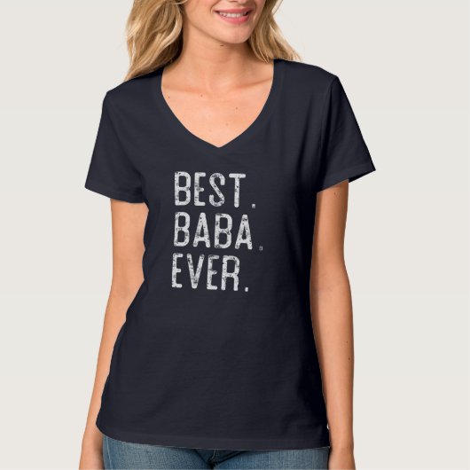 バ最高のババの父の日の贈り物 Tシャツ (正面)