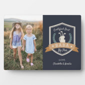 バ最高のババイパー |ゴルフのおじいちゃん写真 フォトプラーク (正面)