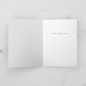 バ最高のバー・エバーおもしろい海モダン海軍の父の日 カード (内部)