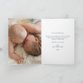 バ最高のバ・エバー |父の日の写真 カード (内部)