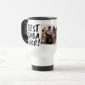 バ最高のバ・エモダンバー・フォト・ファザーズ・デイ・コーヒー トラベルマグ (正面左)