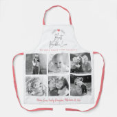 バ最高のブビーエバーキッチンシェフ6フォトコラージュはっきりした エプロン (正面)