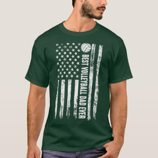 バ最高のレーボーパパのアメリカ国旗 Tシャツ