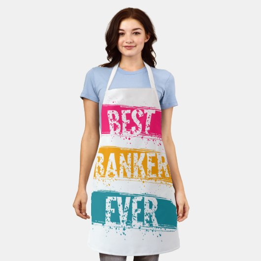 バ最高のンカー エプロン (着用した状態)