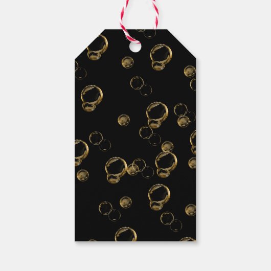 バ最高のンタインの日、泡立ちグリッター ギフトタグ (裏面)