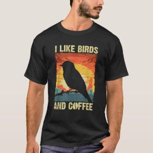 バ最高のードアート女子男性へ野鳥観察おたくバーダービ Tシャツ