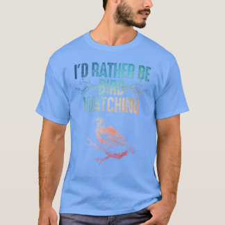 バ最高のードウォッチングアート野鳥観察おたくバードラバーズボーイ Tシャツ