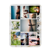 バ最高のールパーソナライズされたタイム マグネット (縦)