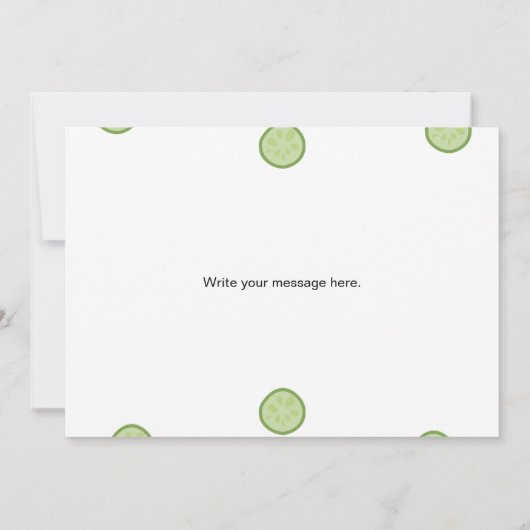 バ気のあるそぶりをしたレンタカード サンキューカード (裏面)