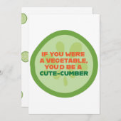 バ気のあるそぶりをしたレンタカード サンキューカード (正面/裏面)