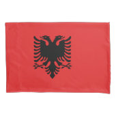 バ独身のロニア国旗を持つピラロケース 枕カバー (正面)