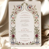 バ王室のルビクトリアングンディ海軍結婚式招待状 招待状