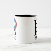 バ生まれファロ11oz ツートーンマグカップ (中央)