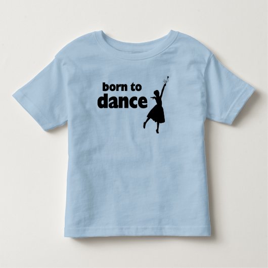バ生まれレエを踊る トドラーTシャツ (正面)