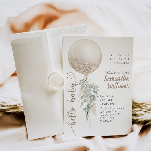 バ男女兼用ルーンパンパベビーシューウェ 招待状