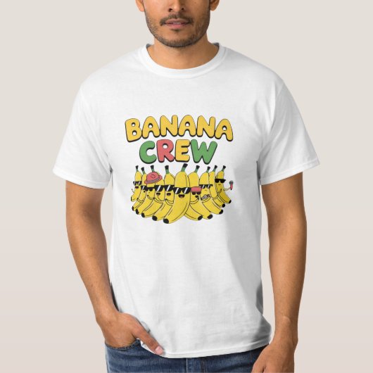 バ祝ナナアートのフルーツ Tシャツ (正面)