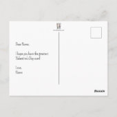 バ笑わされるンタイン葉書 ポストカード (裏面)