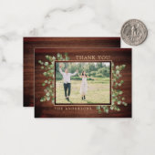 バ素朴ジェット・グ結婚リーナリーの写真ありがとう ノートカード (正面/裏面インサイチュ)