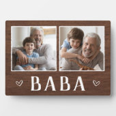 バ素朴バおじいちゃん フォトプラーク (正面)