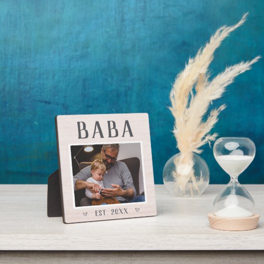 バ素朴バパーソナライズされた・グランドパ写真 フォトプラーク (インサイチュ)
