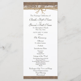 バ素朴ラップとトウェイン結婚式 プログラム