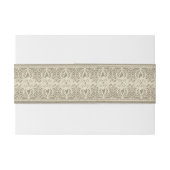 バ素朴ラップとレース 招待状ベリーバンド (裏面例)