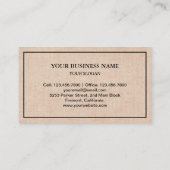 バ素朴ラップエレガントブルーバタフライ 名刺 (裏面)