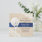 バ素朴ラップサンドドル&スターフィッシュブライダルシャワー 招待状 (スタンド正面)