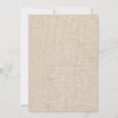 バ素朴ラップヒトデブライダルシャワー招待状 招待状 (裏面)