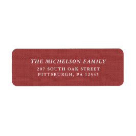 バ素朴ラップフェイククリスマス差出人住所ラベル ラベル