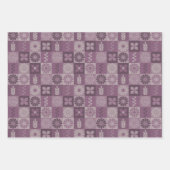 バ素朴ラップ花混合ラッピング紙シート ラッピングペーパーシート (正面3)