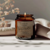 バ素朴ラ動揺してップカスタムキャンドルラベル スクエアシール