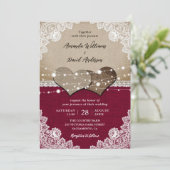 バ素朴ルガンディ・バ結婚ラップ 招待状 (スタンド正面)