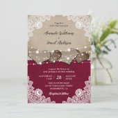 バ素朴ルガンディ・バ結婚ラップ 招待状 (スタンド正面)