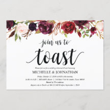 バ素朴ルガン結婚ディのリハーサル招待状