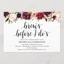 バ素朴ルガン結婚ディのリハーサル招待状 招待状