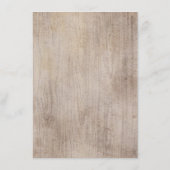 バ素朴ルグンディフローラ結婚ズインフォメーションゲスト エンクロージャーカード (裏面)